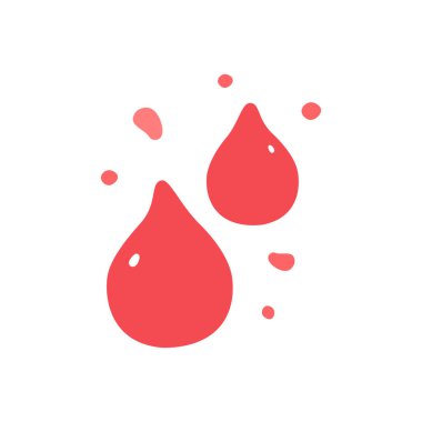 kan damlası ikon vektör çizimi tasarımı