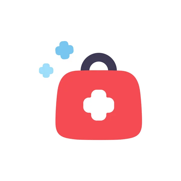 First Aid Kit Icon Vector Illustration Design — Stock Vector