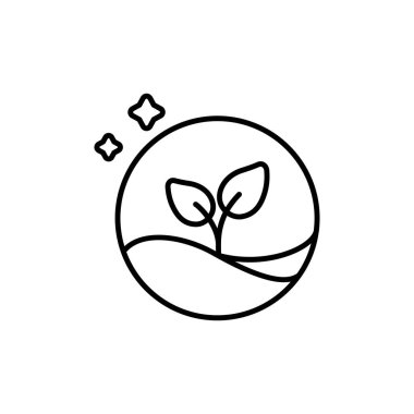 Beyaz arkaplanda simge vektörünü izole eder 