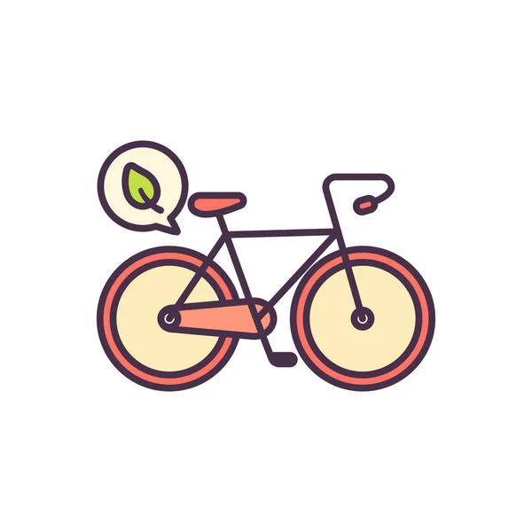 Bicycle Icon Vector Illustration — Stock Vector