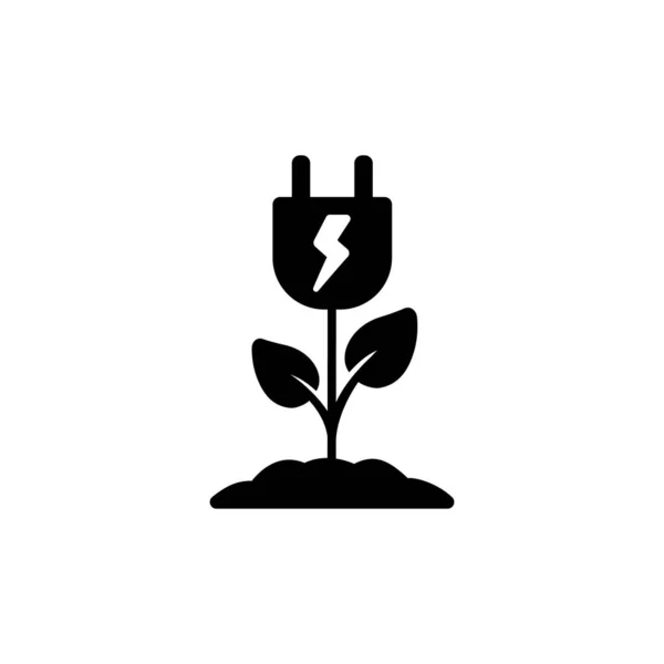 Energiebesparende Pictogram Vector Illustratie — Stockvector