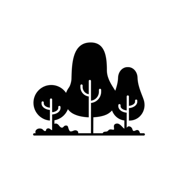 Bomen Pictogram Vector Illustratie — Stockvector