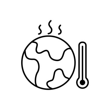 Dünya simgesinin vektör illüstrasyonu