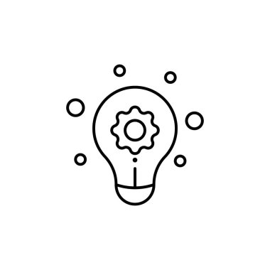 ampul ikonu vektör illüstrasyon tasarımı