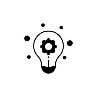 ampul ikonu vektör illüstrasyon tasarımı