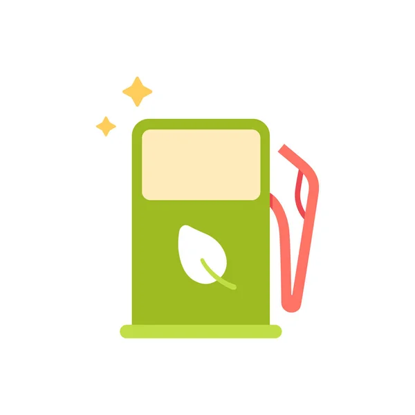 Icono Energía Verde Ilustración Vectorial — Vector de stock