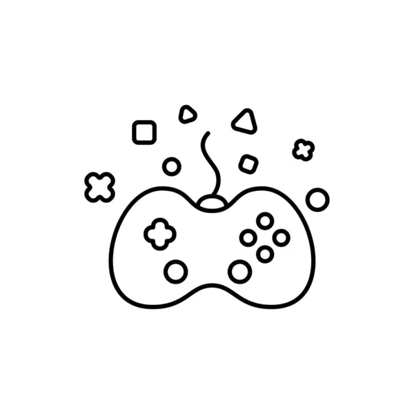 Spiel Controller Symbol Vektor Illustration — Stockvektor