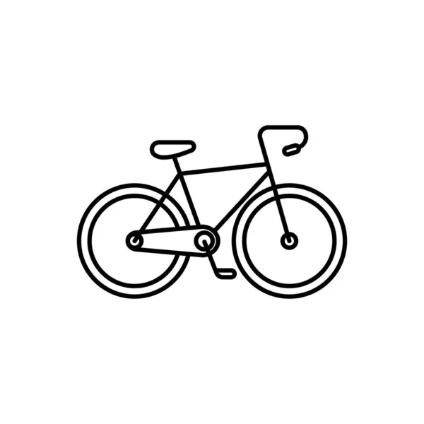 Icono Bicicleta Vector Ilustración — Archivo Imágenes Vectoriales