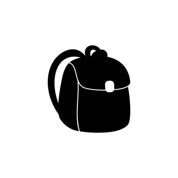 Ilustração Vetor Ícone Mochila — Vetor de Stock