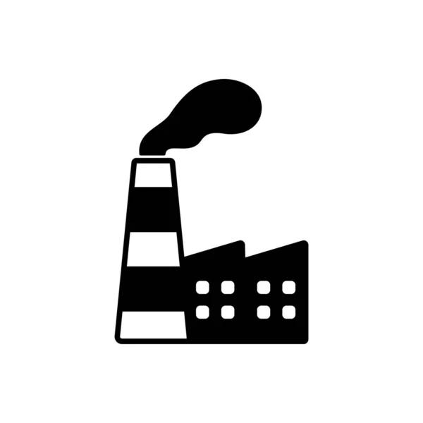 Factory Icon Vector Geïsoleerd Witte Achtergrond Voor Web Mobiele App Stockillustratie