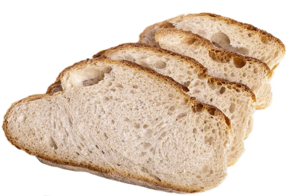 Lezzetli taze pişmiş ekmek topuz baget doğal gıda — Stok fotoğraf
