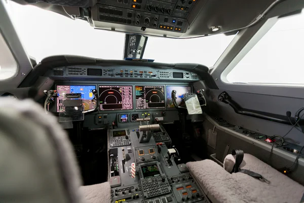 Vista interna Cockpit G550 — Foto Stock