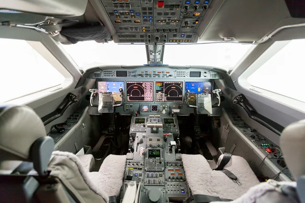 Vista interna Cockpit G550 — Foto Stock