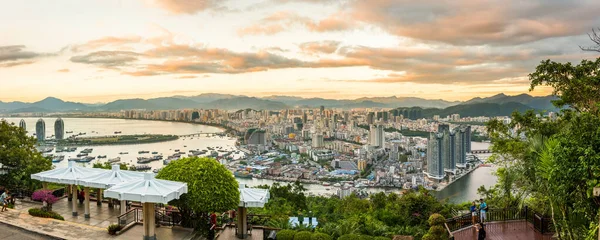 Sanya China Noviembre 2016 Plataforma Observación Turística Parque Luhuitou Isla —  Fotos de Stock