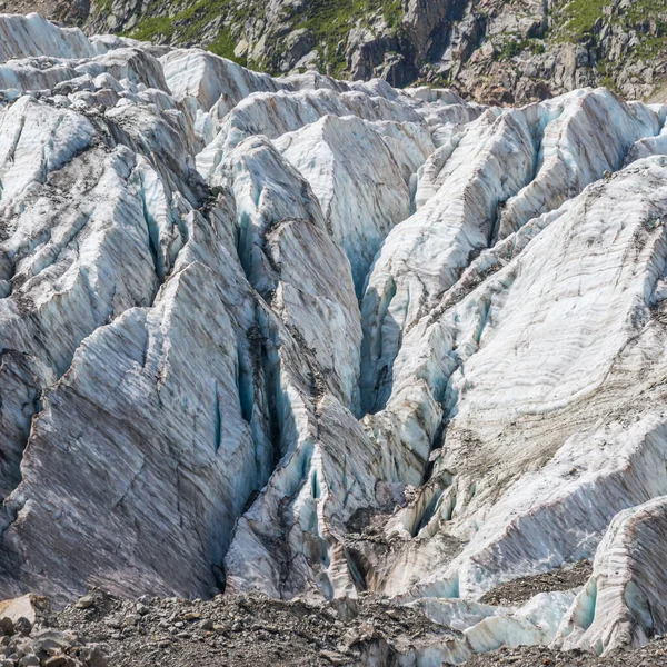 Близкий Обзор Тающего Ледника — стоковое фото