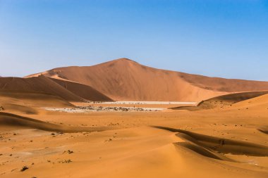 Namib Çölü: Sossusvlei, Namibya 'daki Deadvlei ve Büyük Baba kum tepesi