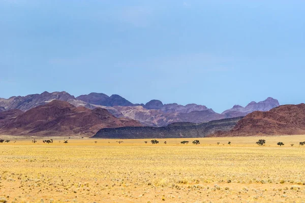 Bela Paisagem Desértica Nas Montanhas Naukluft Sossusvlei Namib Naukluft National — Fotografia de Stock