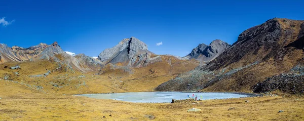 Vista Panorámica Del Kicho Tal Lago Hielo 4600 Invierno Día — Foto de Stock