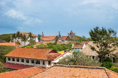 Galle Kalesi, Sri Lanka 'da kiremitli çatılar.