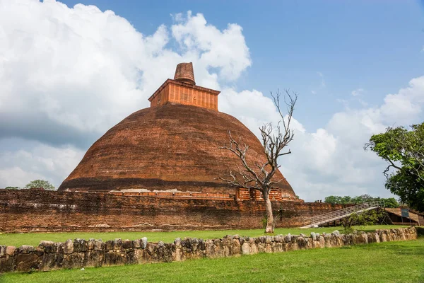 Jetavaranama Dagoba Estupa Más Grande Sri Lanka Antiguas Ruinas Anuradhapura —  Fotos de Stock