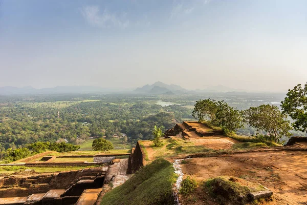 Scénický Pohled Sigiriya Lion Rock Srí Lanka — Stock fotografie