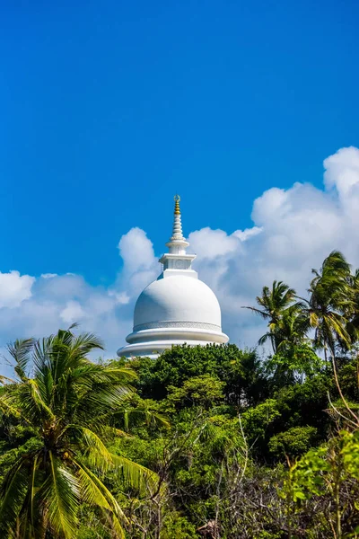 Cúpula Una Pagoda Japonesa Paz Mundial Unawatuna —  Fotos de Stock