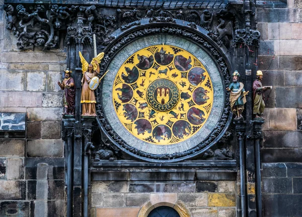 Παλιό ρολόι της Πράγας — Φωτογραφία Αρχείου