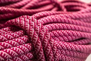 Tırmanma halat nefes nefese.