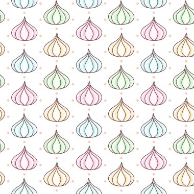 Vektör meringues ile seamless modeli