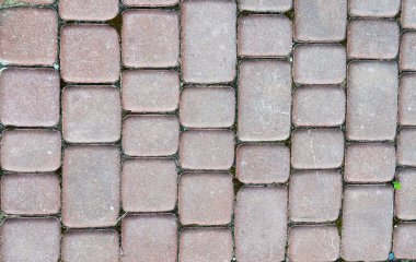 Gri yuvarlakça taş duvar doku arka plan