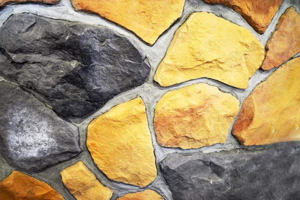 Colorful stone wall texture — Stock Photo, Image