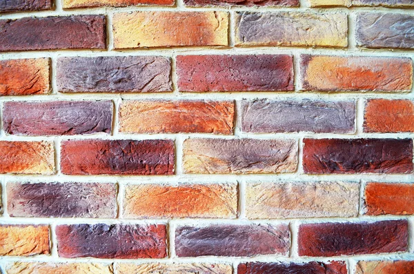 Fondo de textura de pared de ladrillo colorido — Foto de Stock