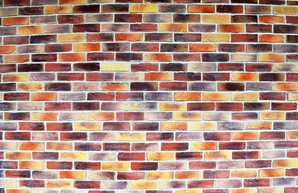 Fondo de textura de pared de ladrillo colorido — Foto de Stock