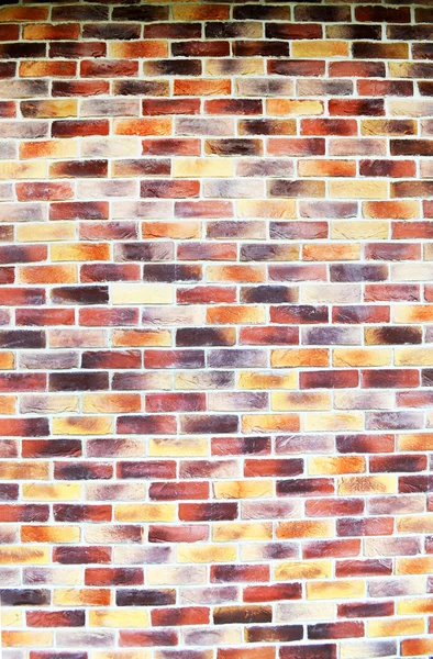 Colorful brick wall texture background