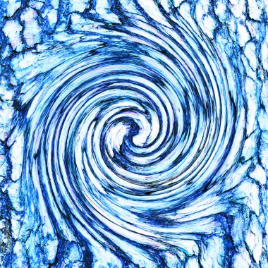 Ahşap mavi duvar doku arka plan bükülmüş etkisi ile