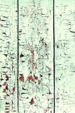Soyulması boya ile eski renkli ahşap duvar doku