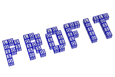 Word ile blok harflerle yazılmış L, O, S kar