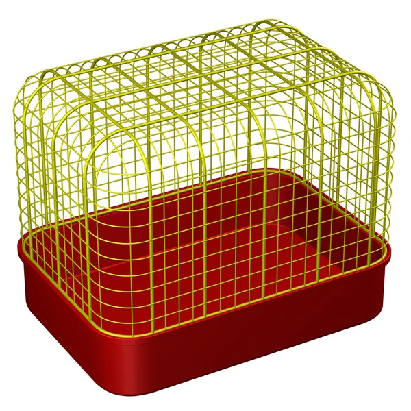 Cage pour animaux. rendu 3D . — Photo