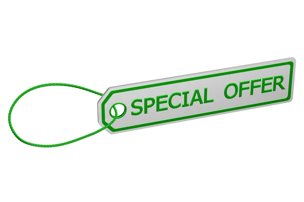 Special offer tag. 3D rendering. — Stock Photo, Image