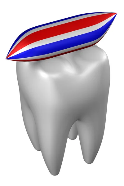 人間の歯。3 d レンダリング. — ストック写真