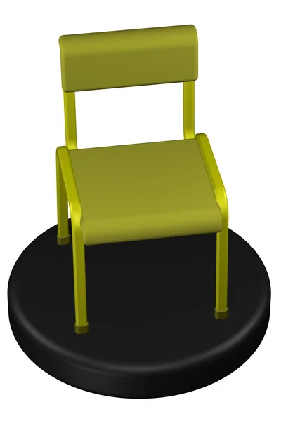 Chaise de bureau. rendu 3D . — Photo