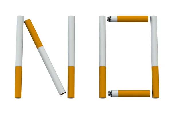 Não fumar sinal — Fotografia de Stock