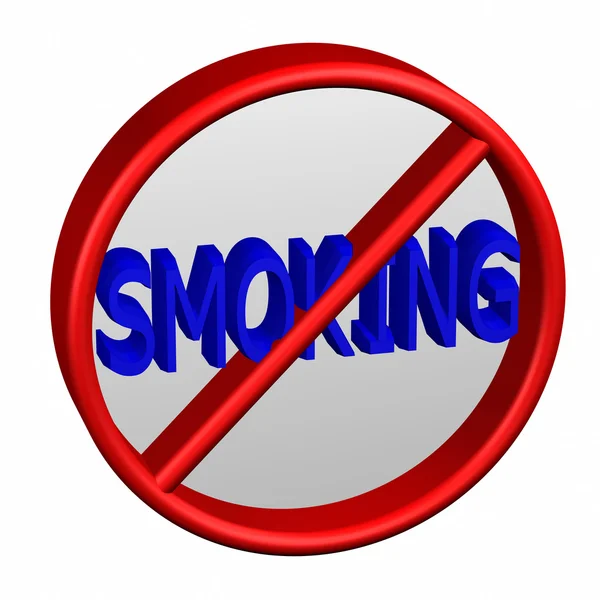 単語喫煙禁止サイン — ストック写真