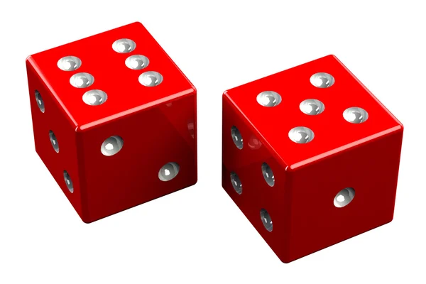 Pair of dice - Yo — Stock Photo, Image