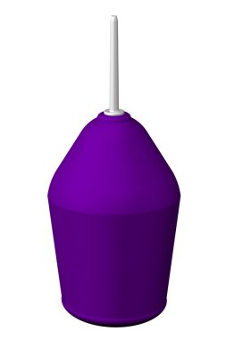 Lavman, beyaz arka plan üzerinde izole.