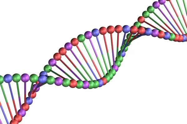 Koncepcja: Dna, na białym tle. — Zdjęcie stockowe