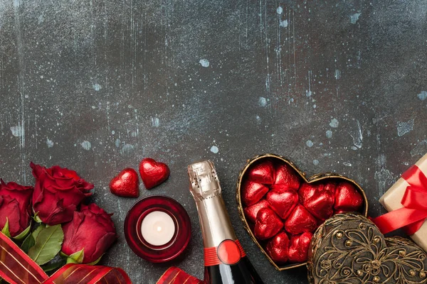 Valentines Day Background Copy Space — Stock Photo, Image