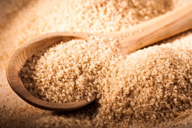 Kahverengi toz şeker tatlı