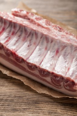 Çiğ domuz pirzolası