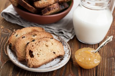 Peksimet ve süt kabı